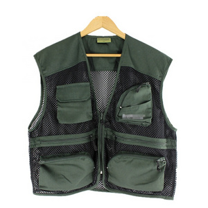 Hunting Multi Pocket Quick Dry Vest Mesh Adjustable Fishing Vest