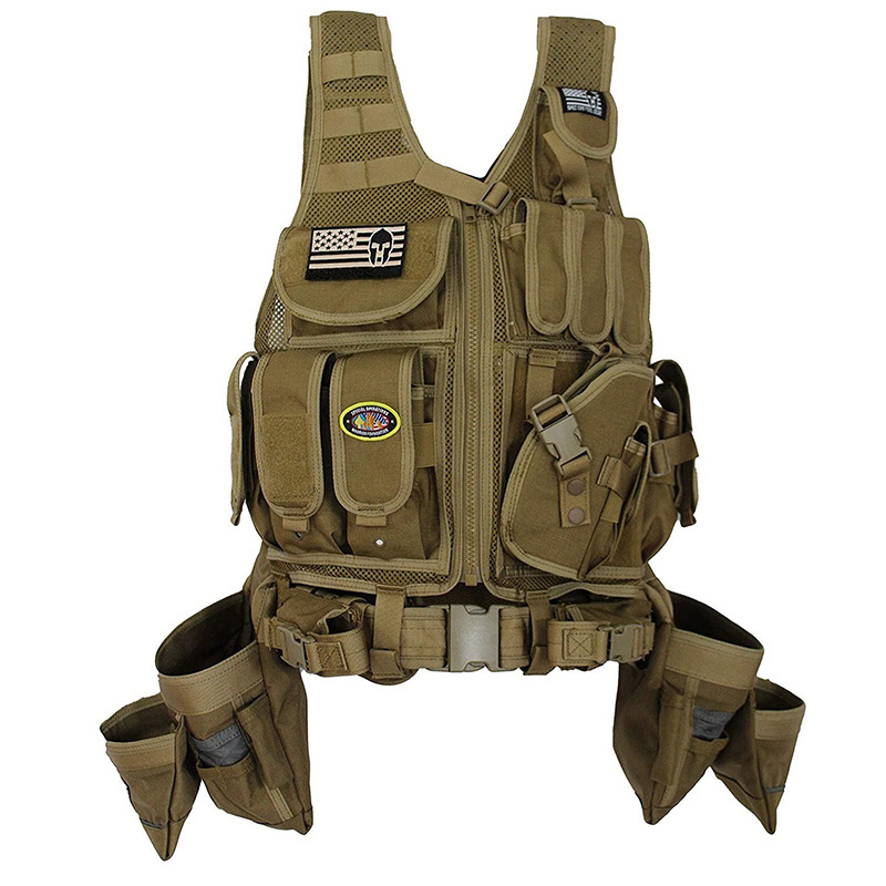 Breathable Training Vest Tool Belt with Medium Pouches Weight Dispersal Work Vest