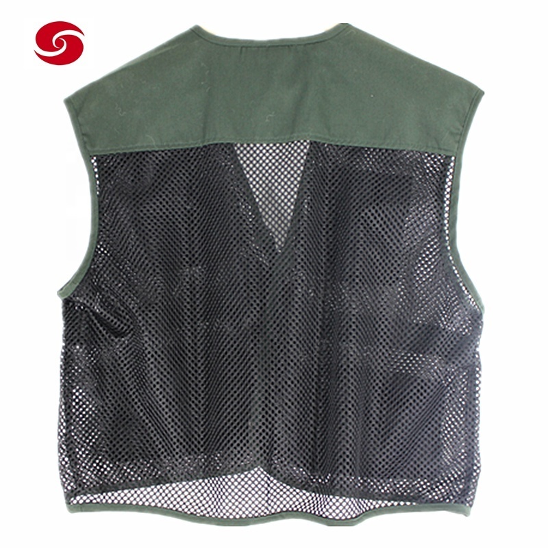 Hunting Multi Pocket Quick Dry Vest Mesh Adjustable Fishing Vest