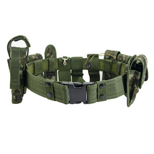 CXXM 5 Color 10 Pieces outdoor tactical belt camouflage belt Law Enforcement Utility Belt