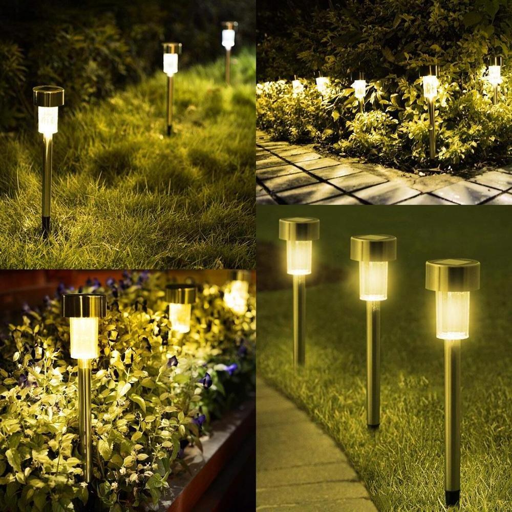 LED Solar Garden Light Outdoor Solar Power Lamp Waterpoof Landscape Lighting Solar Lights For Pathway Patio Yard Lawn Decoration