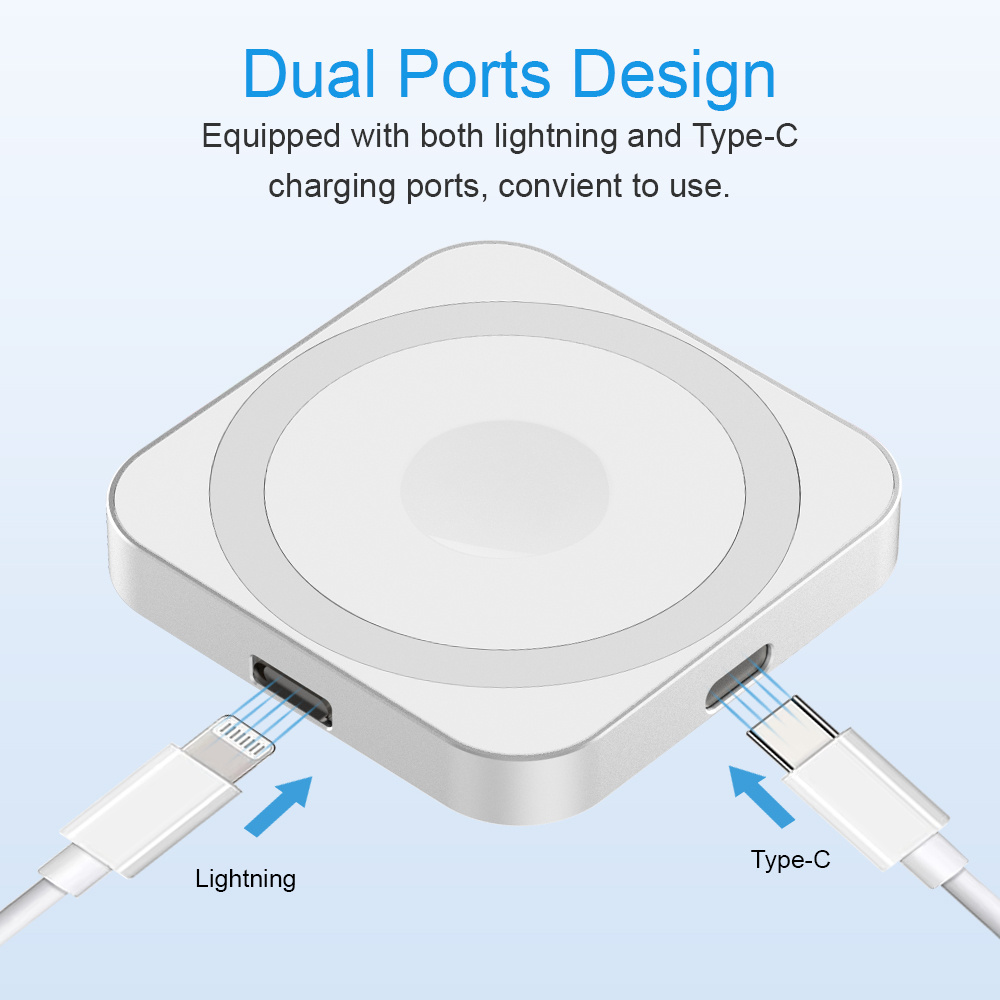 Hot Products QI Multifunction 3in1 Universal Phone Wireless Charger Stand Fast Mobile Phone Watch Earphone Wireless Charger