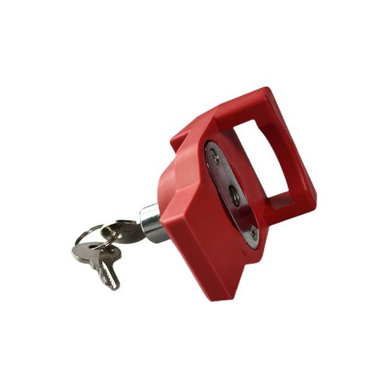 Autone BS306 Red Plastic Glad Hand Lock for Semi Trucks 3 in 1 ABS Cord