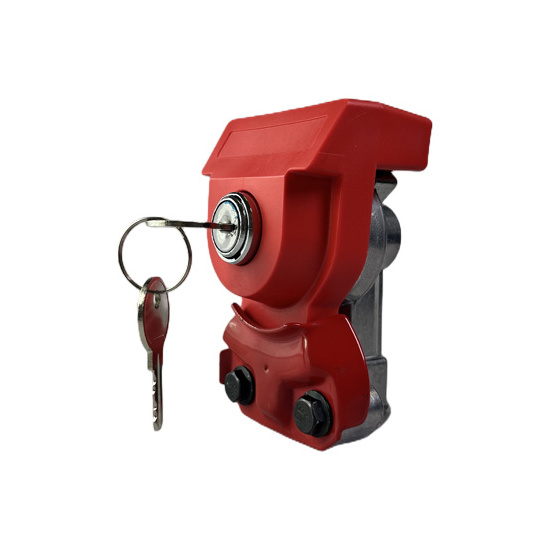 Autone BS307 Red Glad Hand Lock with Gladhands for Semi Trucks 3 in 1 ABS Cord