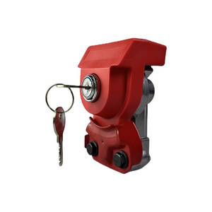 Autone BS307 Red Glad Hand Lock with Gladhands for Semi Trucks 3 in 1 ABS Cord