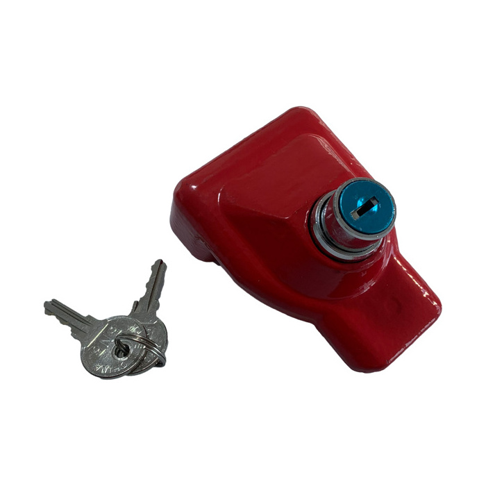 Autone BS314 Red Metal Glad Hand Lock for Semi Trucks 3 in 1 ABS Cord