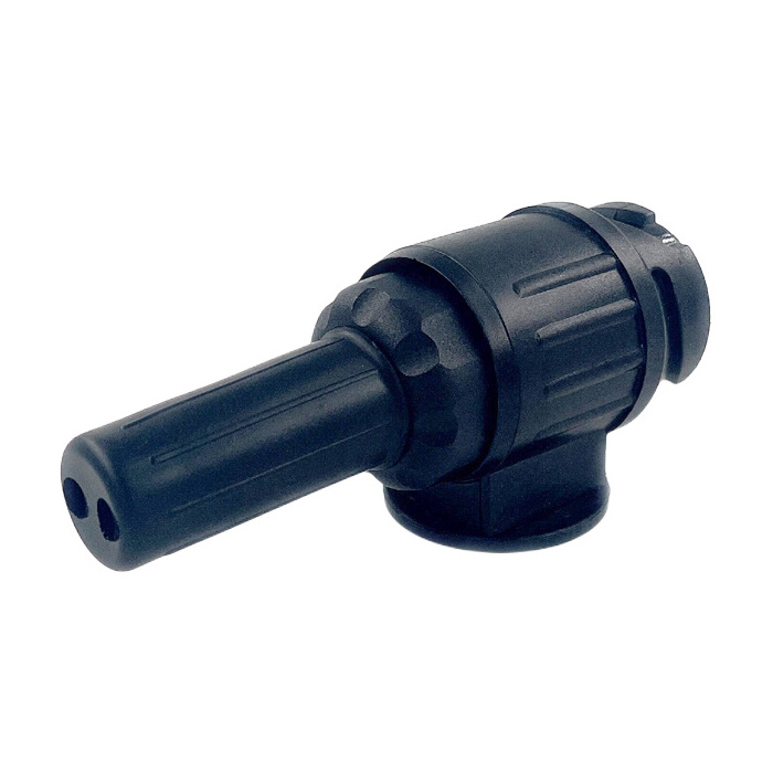 High Quality 8 Pin Round European Nylon Trailer Plug 12V Black Plastic Trailer Connector For Trailer