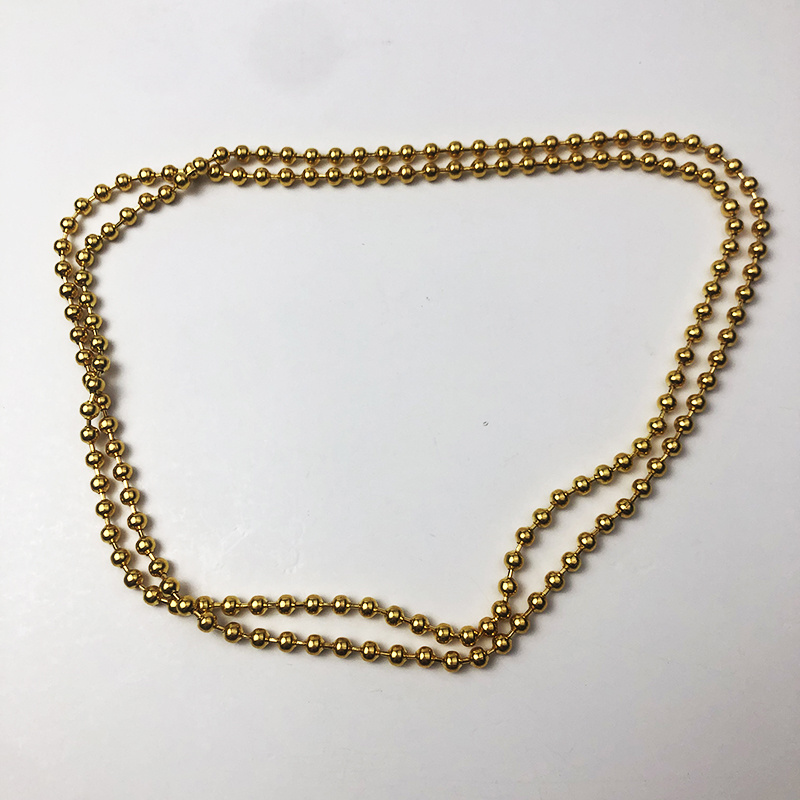 Hoyo wholesale custom stainless steel ball bead chain curtain chain for roller blind zebra blind accessories components