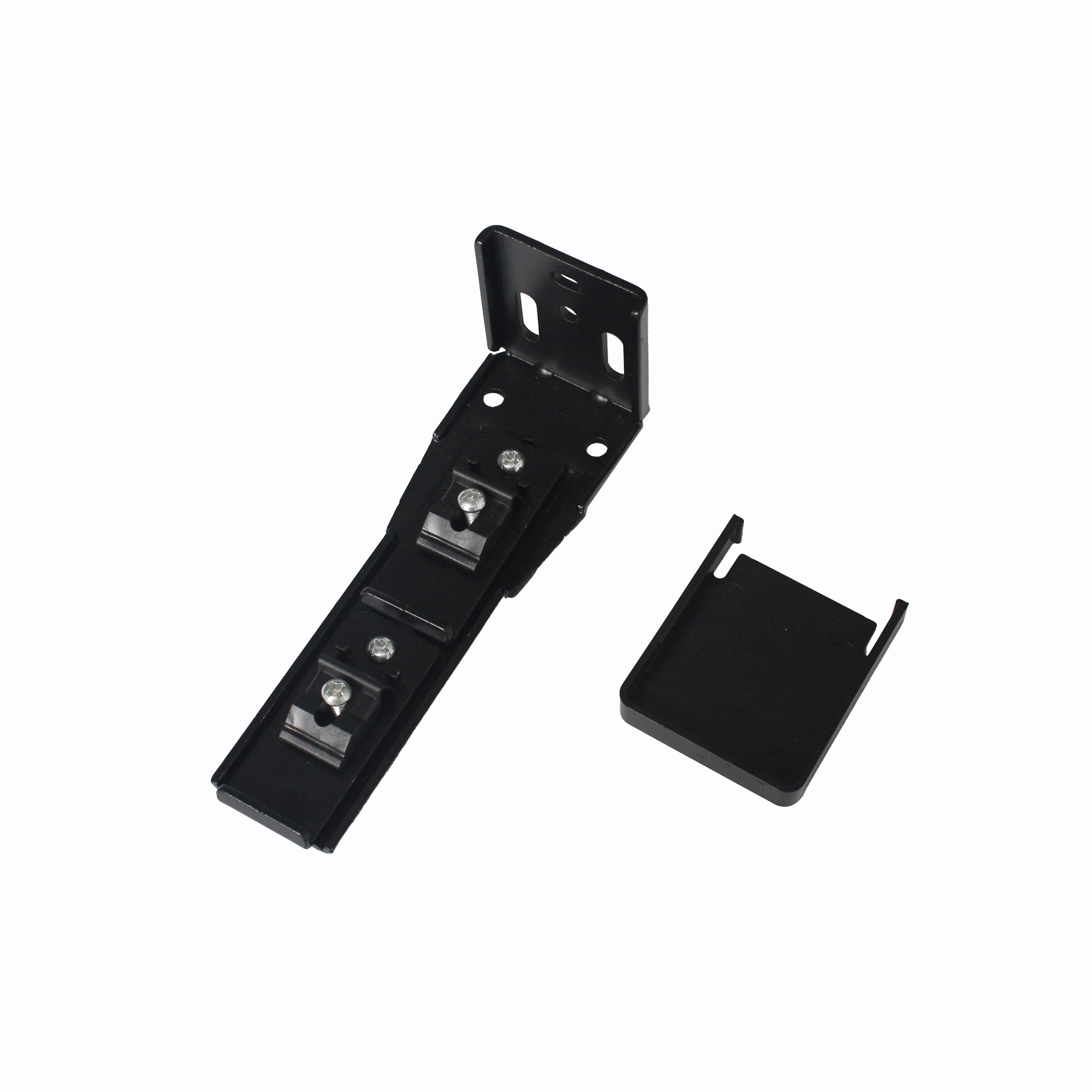 YIBO factory Super Strong Double Track Wall Mount Bracket for Smart Curtain Motor Rail Track