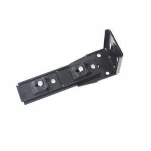 YIBO factory Super Strong Double Track Wall Mount Bracket for Smart Curtain Motor Rail Track