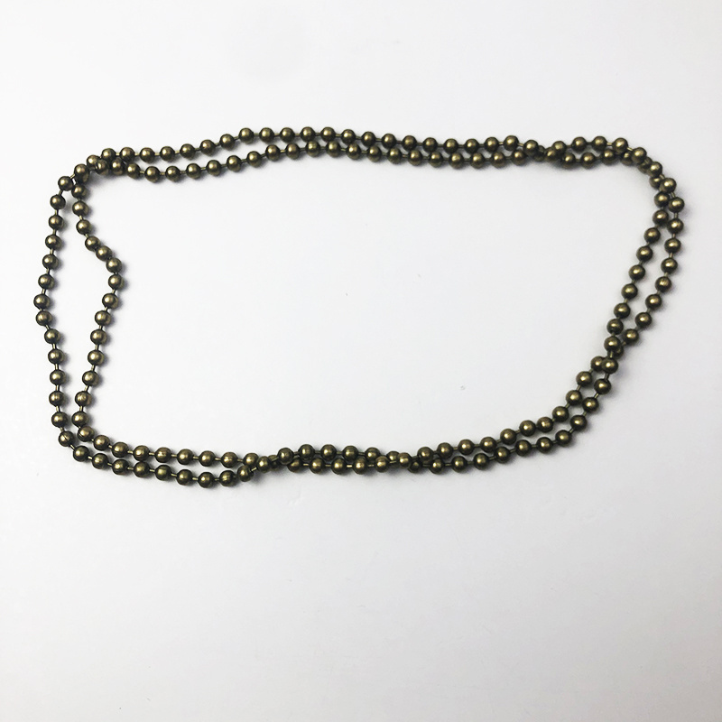 Hoyo wholesale custom stainless steel ball bead chain curtain chain for roller blind zebra blind accessories components