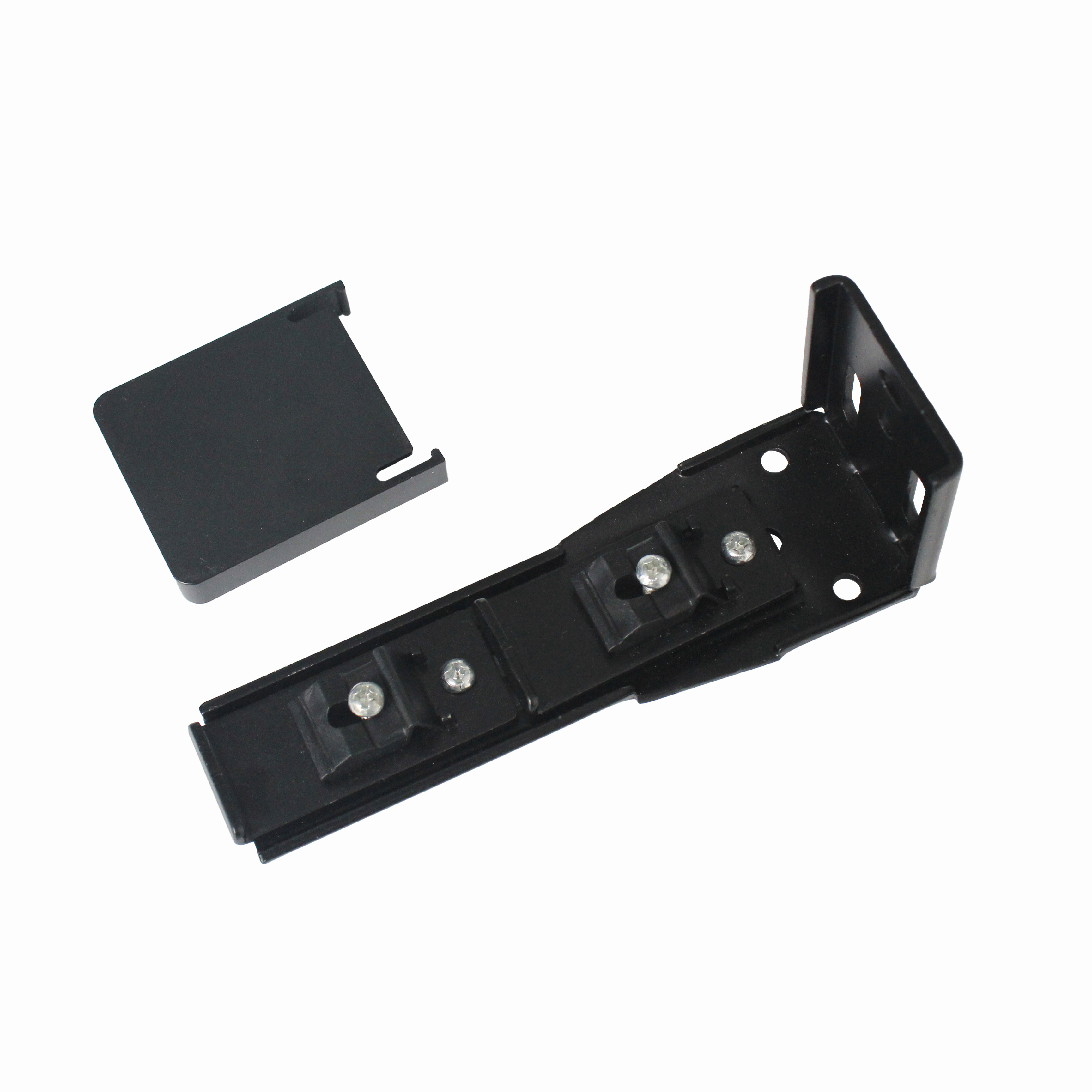 YIBO factory Super Strong Double Track Wall Mount Bracket for Smart Curtain Motor Rail Track