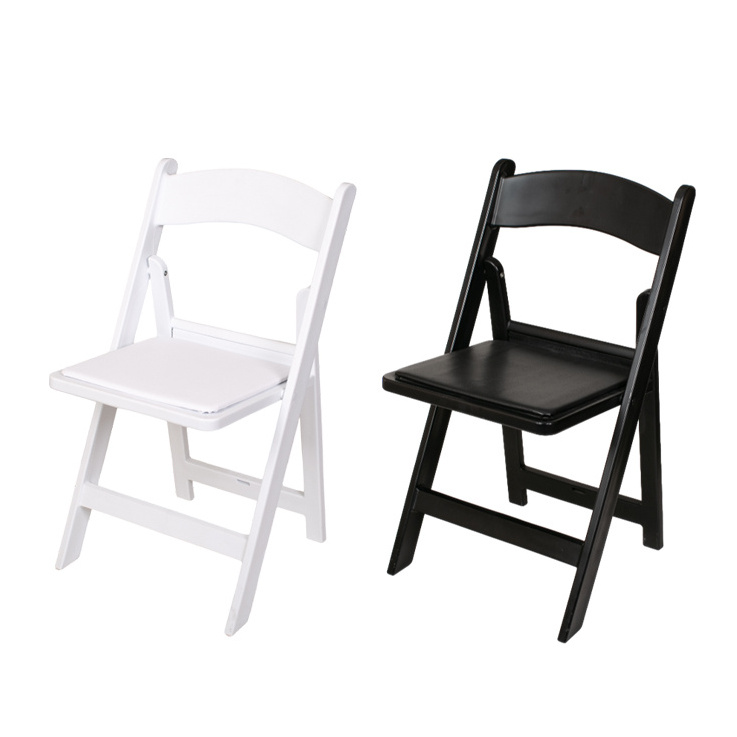 Modern Wholesale White Resin Folding Plastic Chivari Chair for Outdoor Furniture Garden or Party Events Includes Mail Packing