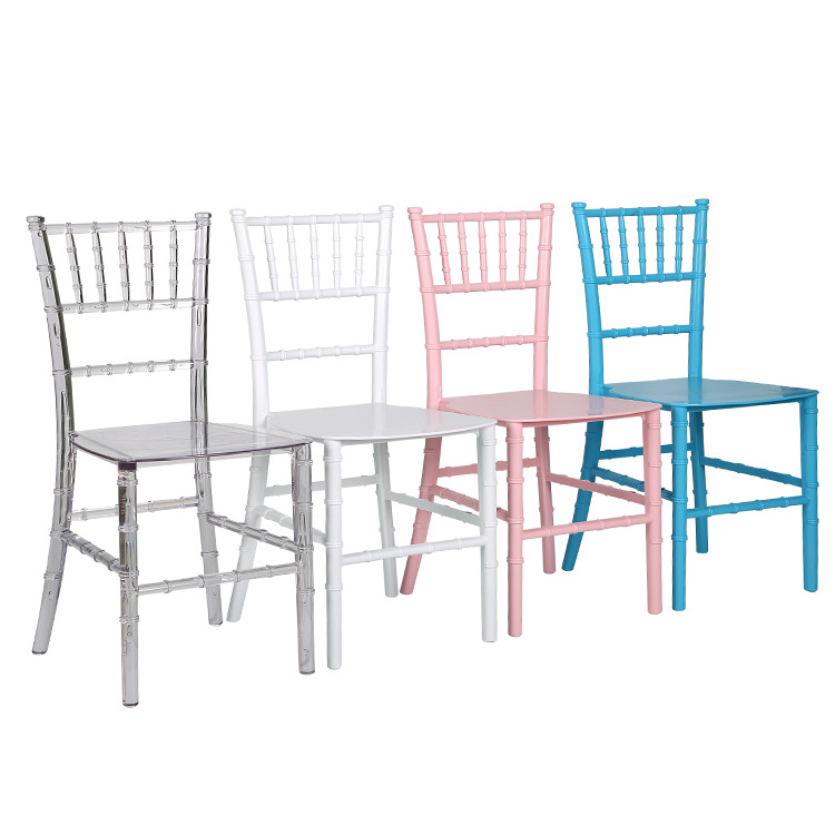 Hot Sale Kids Chiavari Chair Wooden Wedding Antique Event Banquet Stackable Chiavari Cushion Design Dining Chairs