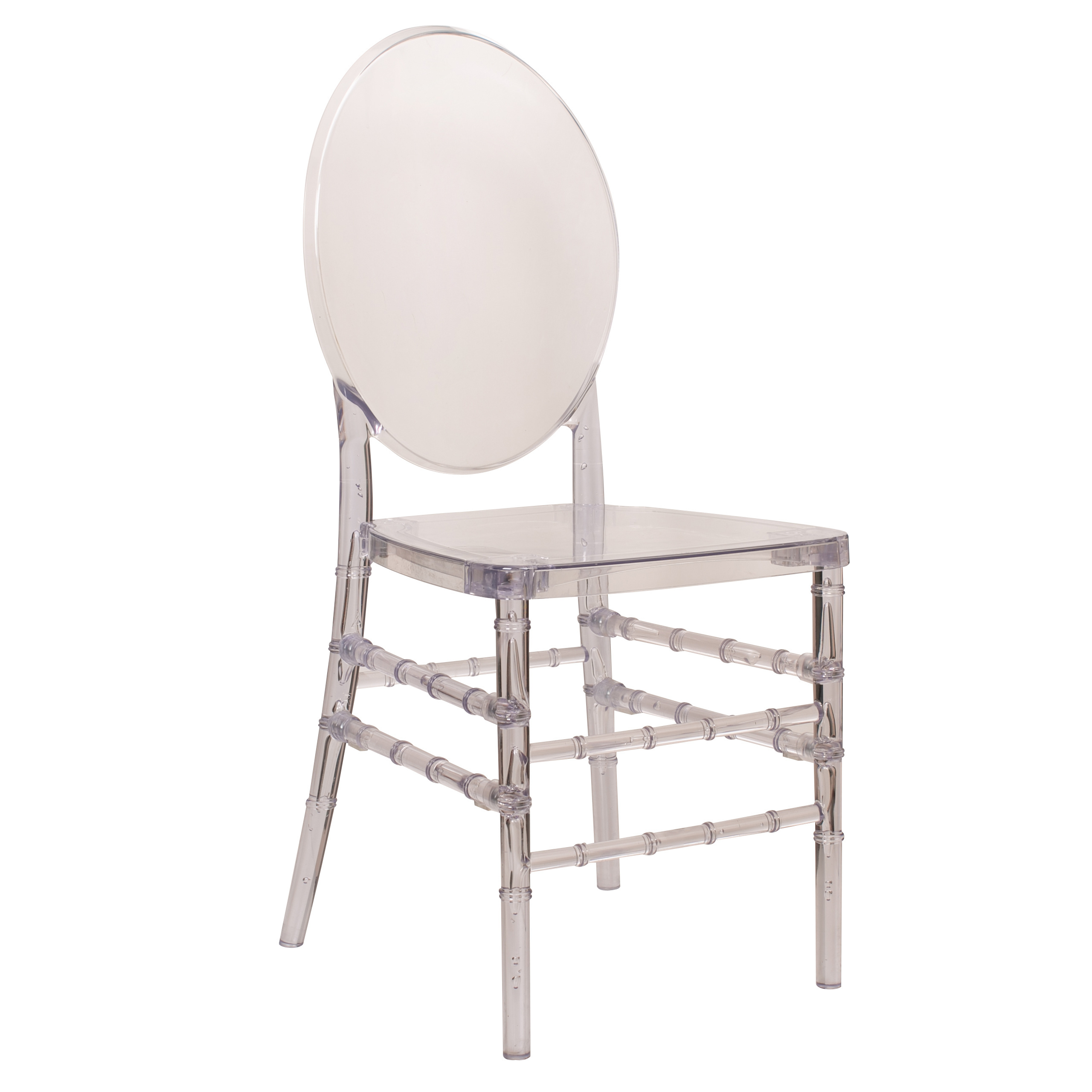 plastic resin clear transparent tiffany chair  Ghoet chair  chiavari chairs with seat pad for wedding events banquet