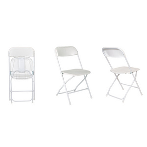 Wholesale Resin White Black Camp Dining Banquet Foldable Chair Events Wedding Relaxing Restaurant Folding Plastic Chair