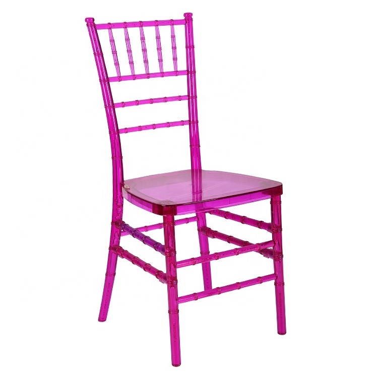 wholesale resin event chair pink plastic acrylic chair wedding ghost chair