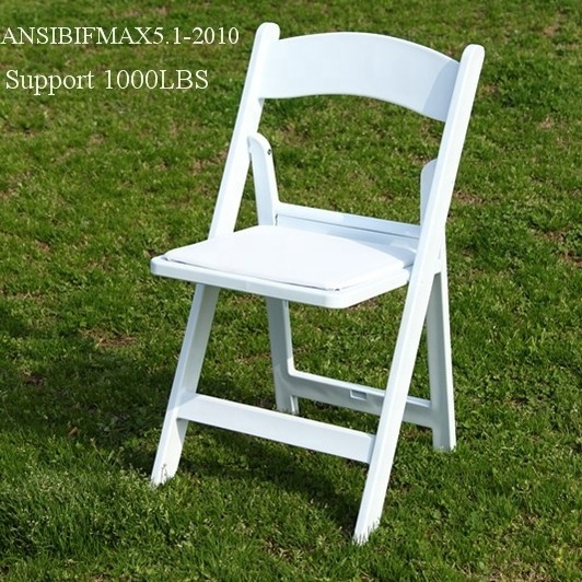 Folding Chair White Resin Wedding Chairs and Event Plastic Modern Furniture Outdoor Furniture Garden Chair 3 Years School Colors