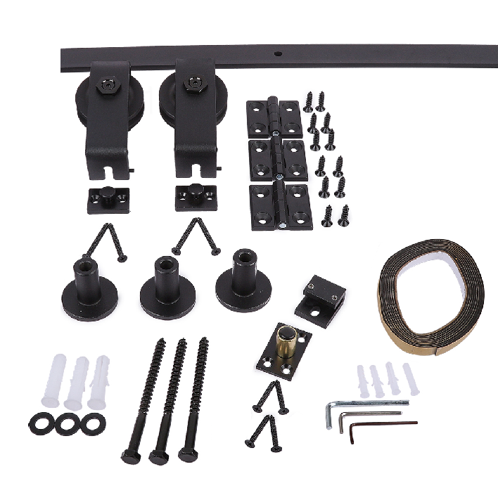 Sliding bi-folding bifold barn door kit sliding doors bi fold bracket barn door hardware kit