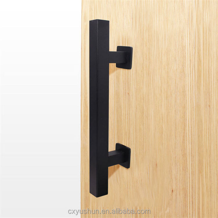 Main barn door handle door lock handle set