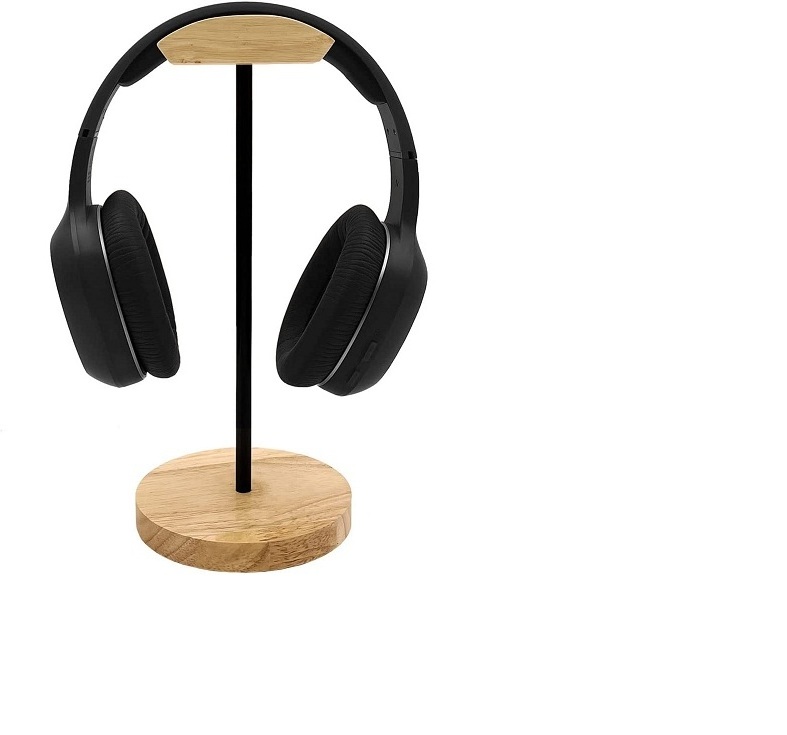 Headphone Stand Nature Wood