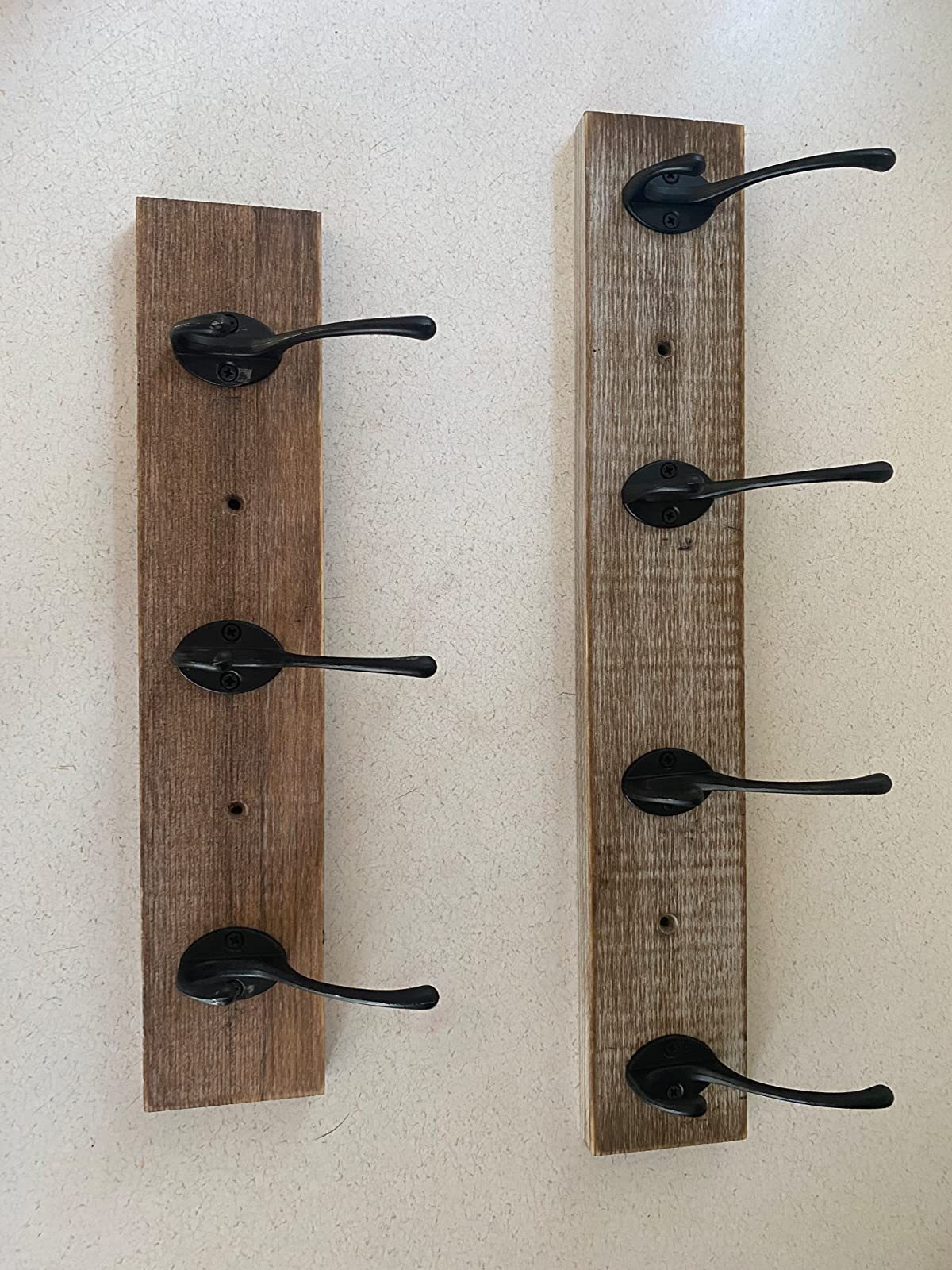 Vintage Rustic Farmhouse Coat Rack Pinewood Hat Hanger Rack Coat Rack Wall Mounted