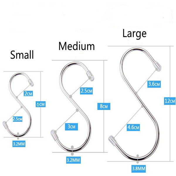 The best quality and good price 201 Stainless Steel S Hook multifunction S Hook