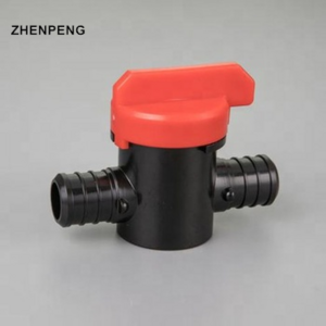 Lead Free 3/4" Plastic  PEX Barb Ball Valve