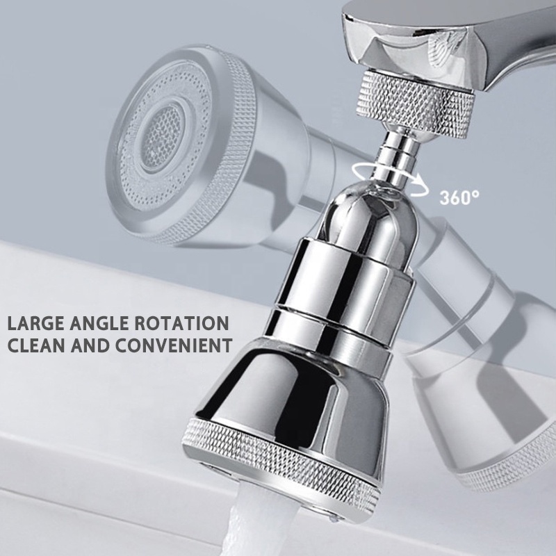 Kitchen faucet splash head filter anti splash nozzle universal copper double function foam water saver splash filter faucet