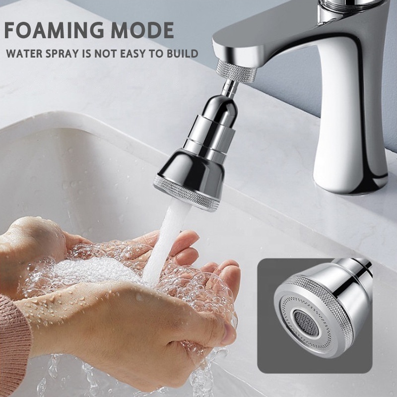 Kitchen faucet splash head filter anti splash nozzle universal copper double function foam water saver splash filter faucet