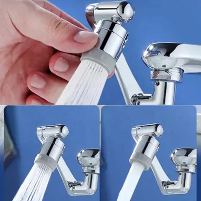 bathroom sink tap washbasin aerator universal swivel 1080 rotating abs faucet extender head kitchen extender