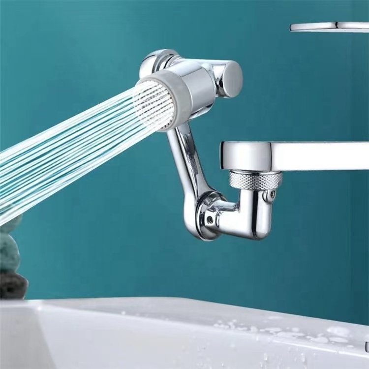 Universal 1080 degree Swivel Robotic Arm Faucet Plastic Kitchen basin Extension Faucet Rotatable Multifunctional ExtenderFaucet