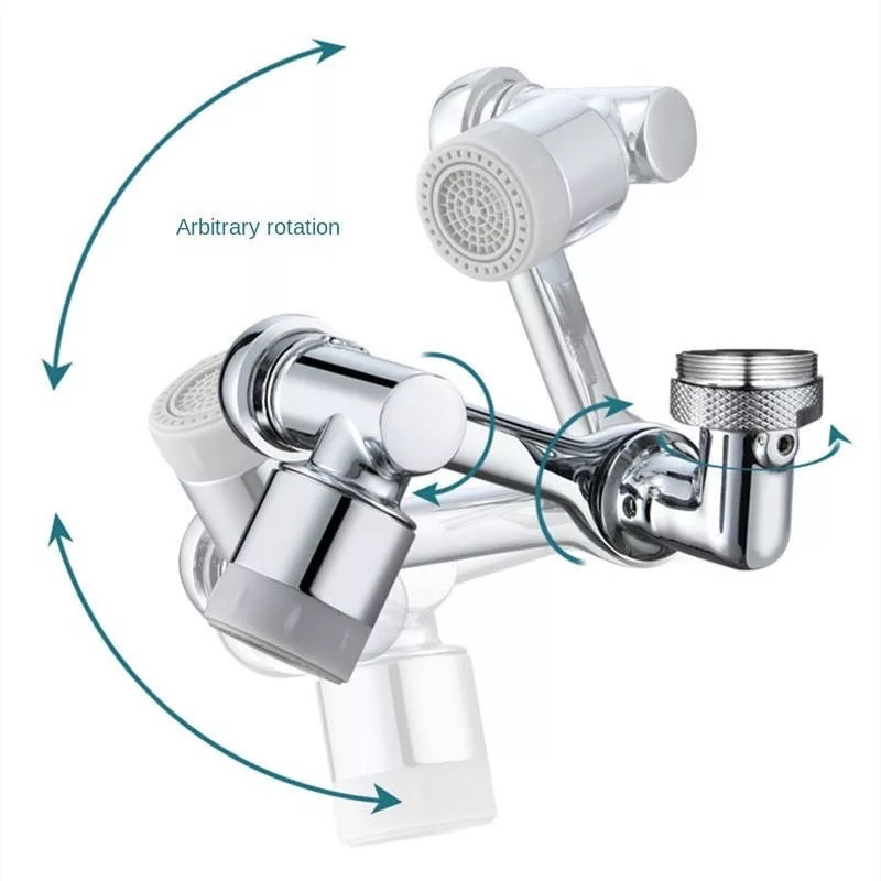 universal splash filter 1080 degree swivel rotation extender smart sink rotate faucet extender head sprayer attachment