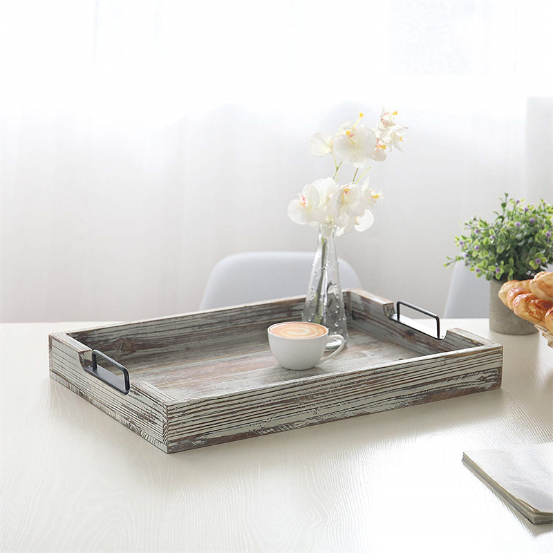 Wooden fruit tray Wooden bread tray Solid wood coffee tray