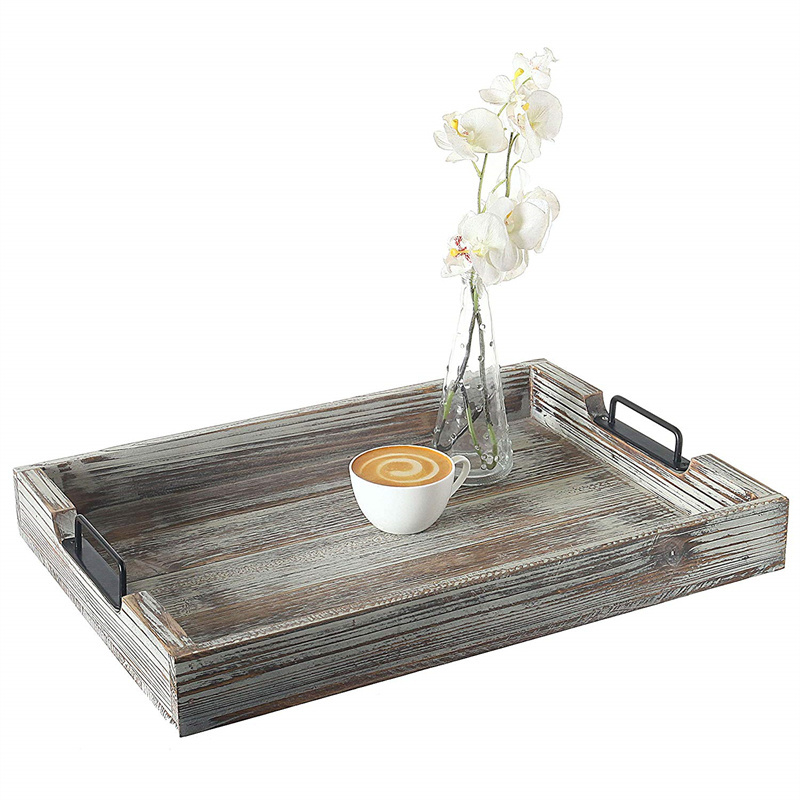 Wooden fruit tray Wooden bread tray Solid wood coffee tray