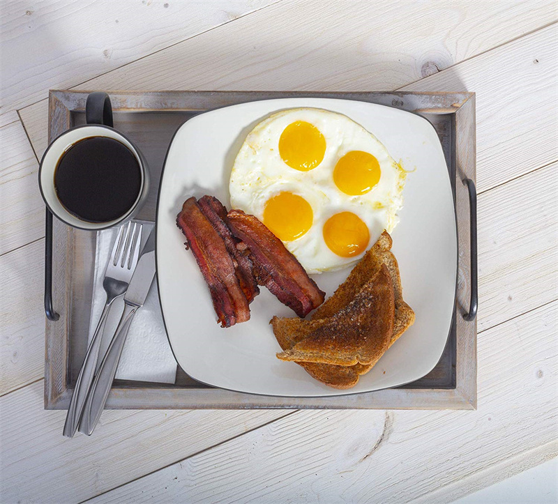 Solid wood bread tray coffee tea cheese wooden tray Wooden food tray storage