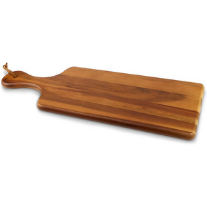 Wooden cutting board with handle Wooden cheese board Kitchen food wooden cutting board