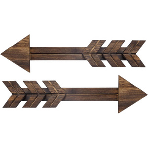 Rustic style Wooden Arrowhead Wall Decoration Farmhouse Wall Hanging Art home wooden arrow wall decor