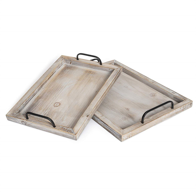 Solid wood bread tray coffee tea cheese wooden tray Wooden food tray storage