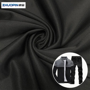 super poly fabric f wholesale knitted tricot brushed fabric tela polinam stretch velvet fabric for tracksuit 2000 - 4999 kilogra