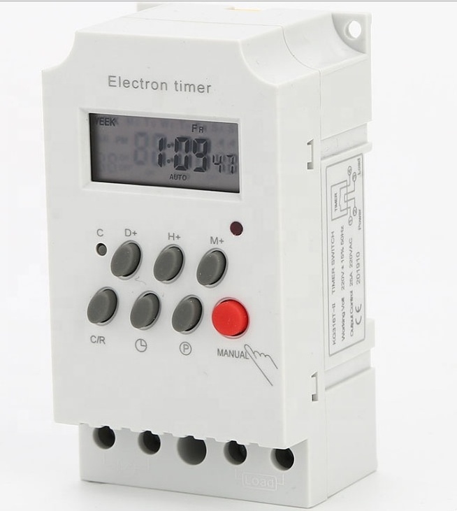 KG316T-II Timer 220v 16A  LCD Digital Programmable  Automatic Electronic Smart Control Timer Switch