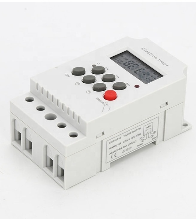 KG316T-II Timer 220v 16A  LCD Digital Programmable  Automatic Electronic Smart Control Timer Switch