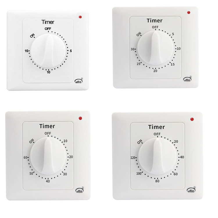 AC 220V 10A 30Min Mechanical Countdown Timer Switch Electric delay Time Plug Control Button Knob Switch