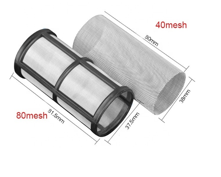 Car Washing Filter 1/2,3/4inch Inline Mesh Strainer Water Pump Filter Irrigation High Flow Pipeline Filter Gardening Inlet Water