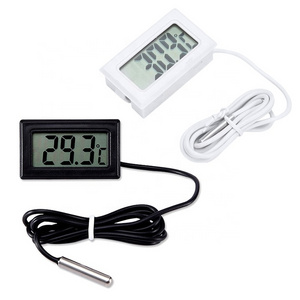 Digital LCD Thermometer Display Car Fridge Incubator Fish Tank Thermometer Meter Gauge 1M