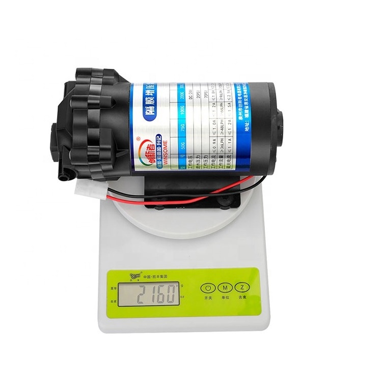 Small Diaphragm Pumps  24v Dc Mini Electric  50G 75G 100G 200G 300G RO Boost Water  Pump For Water Purifier