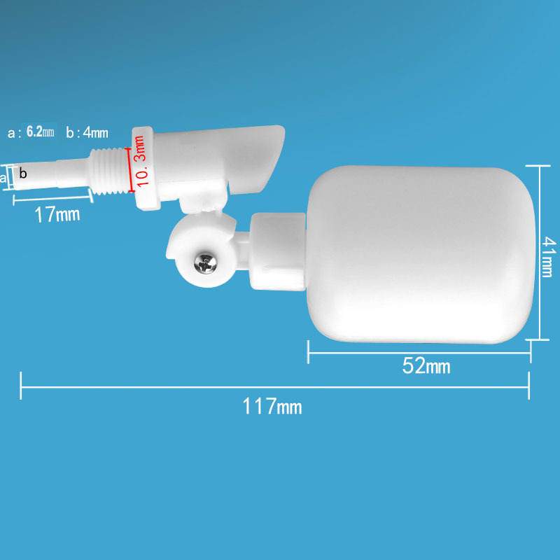 1/4 Plastic Ball Hydraulic Water Tank Float Valve For Water Dispenser