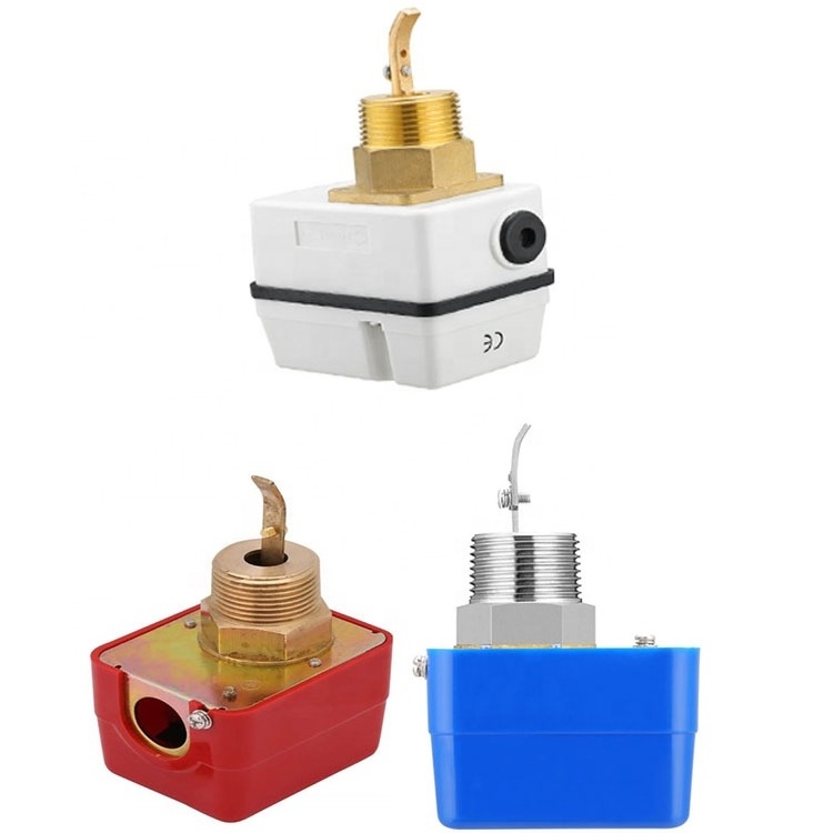 High Temperature Paddle System Sensor Water Pump Flow Switch With Differential Pressure Switch