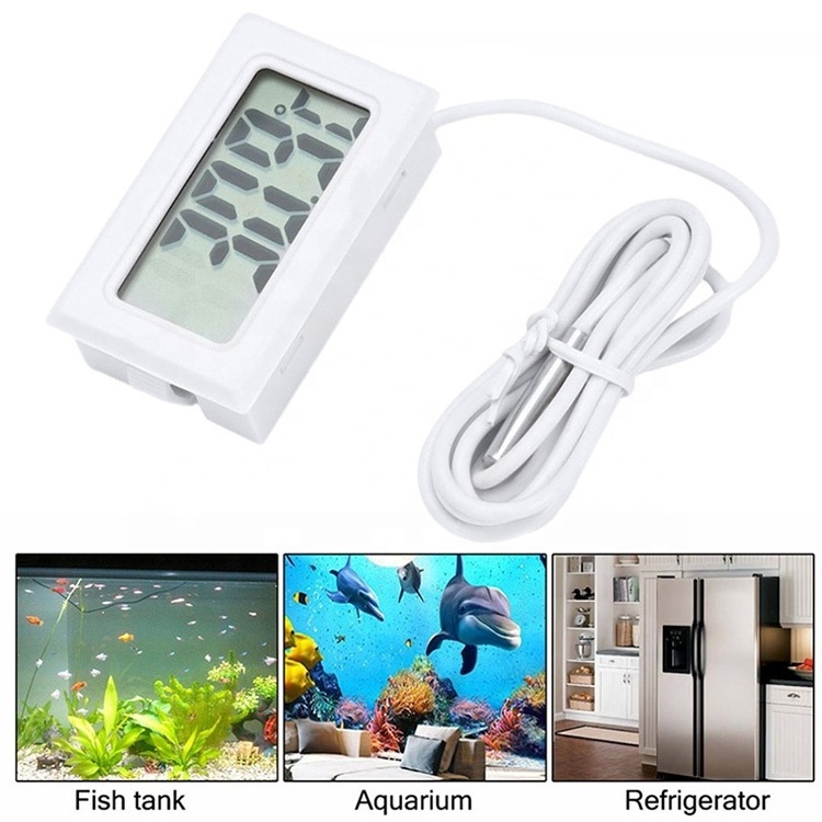 Digital LCD Thermometer Display Car Fridge Incubator Fish Tank Thermometer Meter Gauge 1M