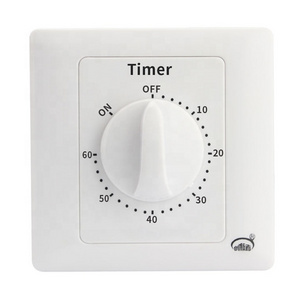 New Arrival 60 Mins In Wall Electrical Control Mechanical Timer Switch 220V For Street Light